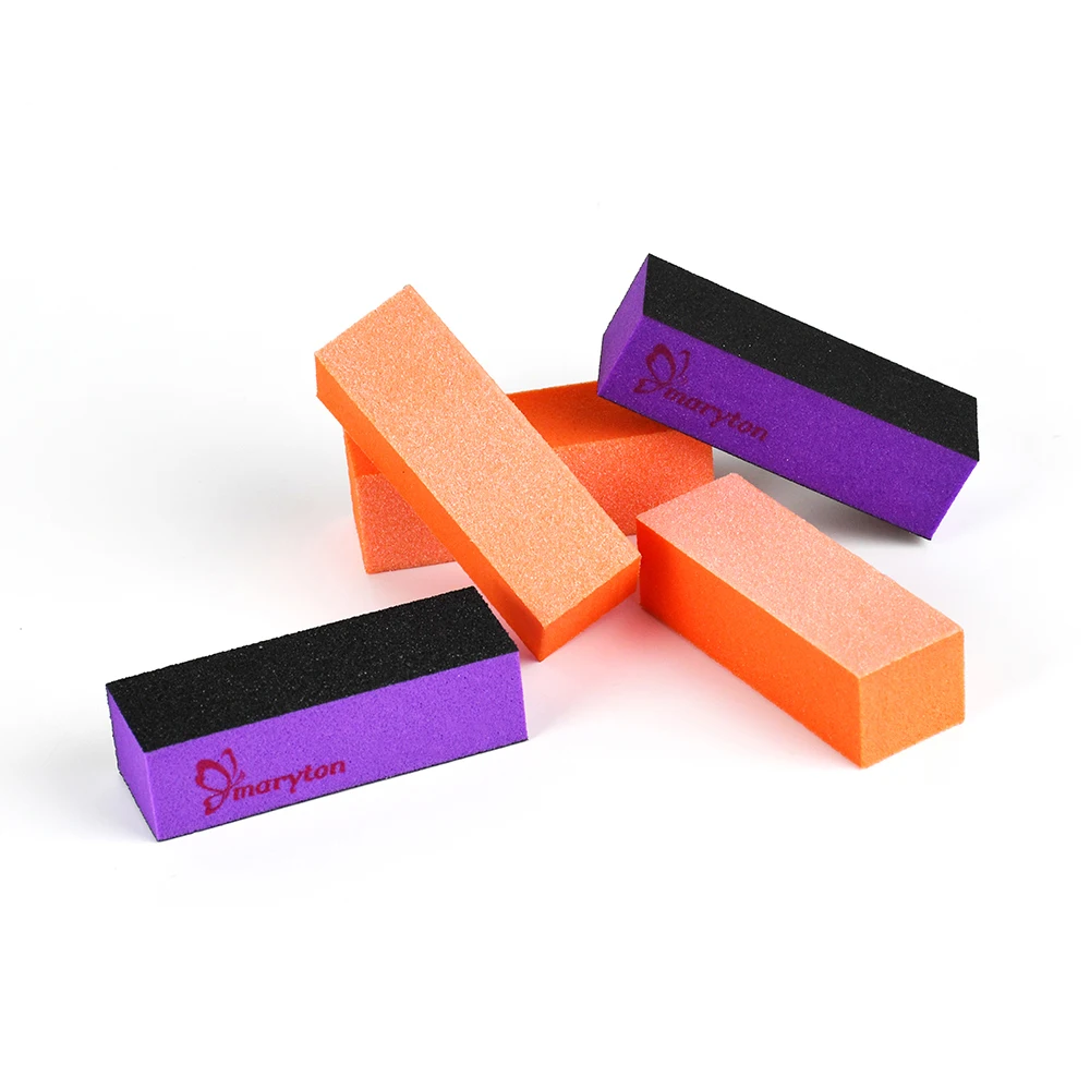 500 шт./чехол для профессионального маникюра шлифовка полировка 60/60/100 3 Way Nail буферный блок