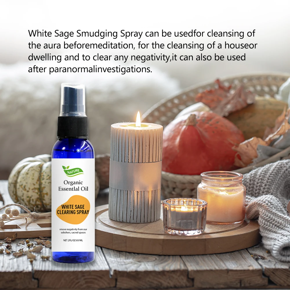 Facial Mist Spray Skin Balance Vitamin Neroli Sandalwood Frankincense White Sage