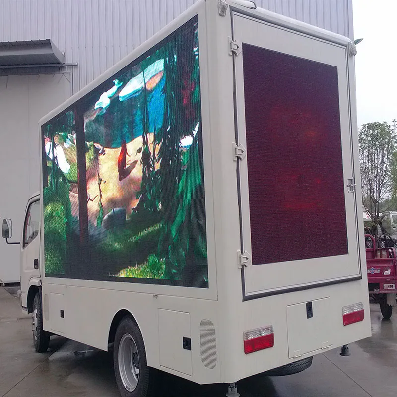 Factory Cost DONGFENG 4x2 Mobile LED Louderspeaker Led Screen Advertising Truck Flow Stage Truck Billboard Trucks Manufacturer