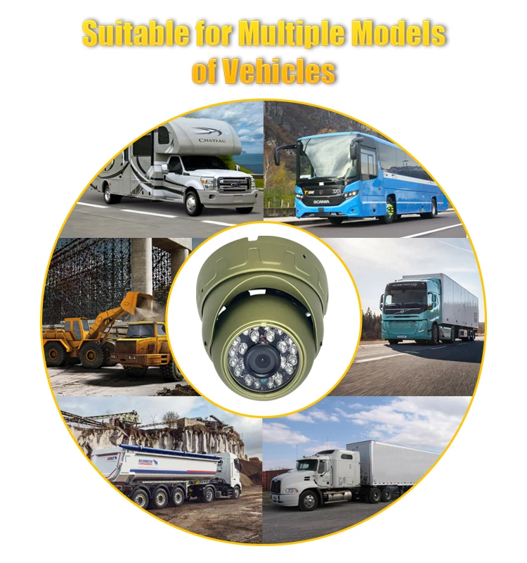 Wholesale Bus Dome Camera Inside internal hd ahd 1080p night vision ir wide monitoring surveillance camara module for bus