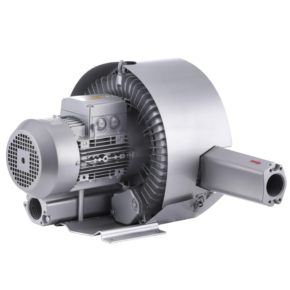 1.5KW 2.2KW 380V Turbo Air Blower Double Stage Side Channel blower 220v high pressure ring blower