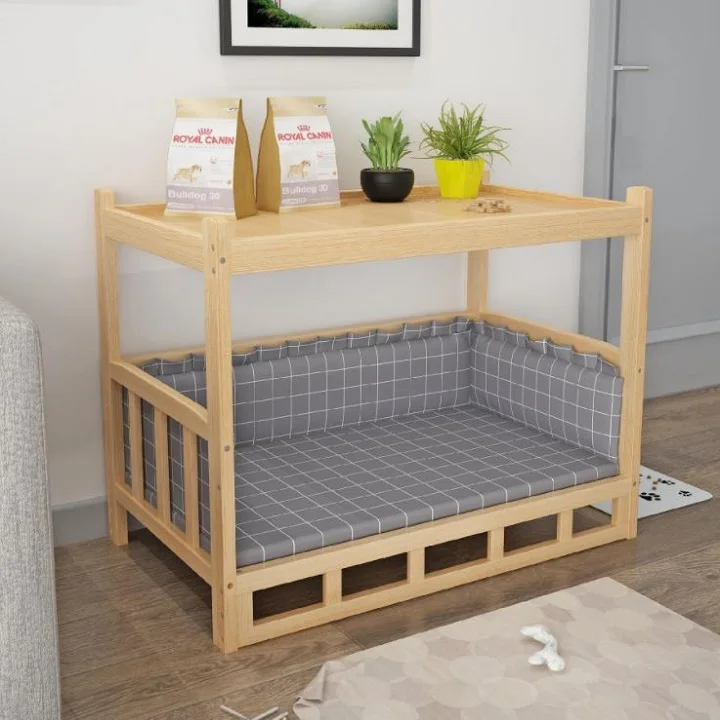 Dog Wholesale Comfortable Wood Pet Detachable House Four Seasons Universal Nest for Indoor
