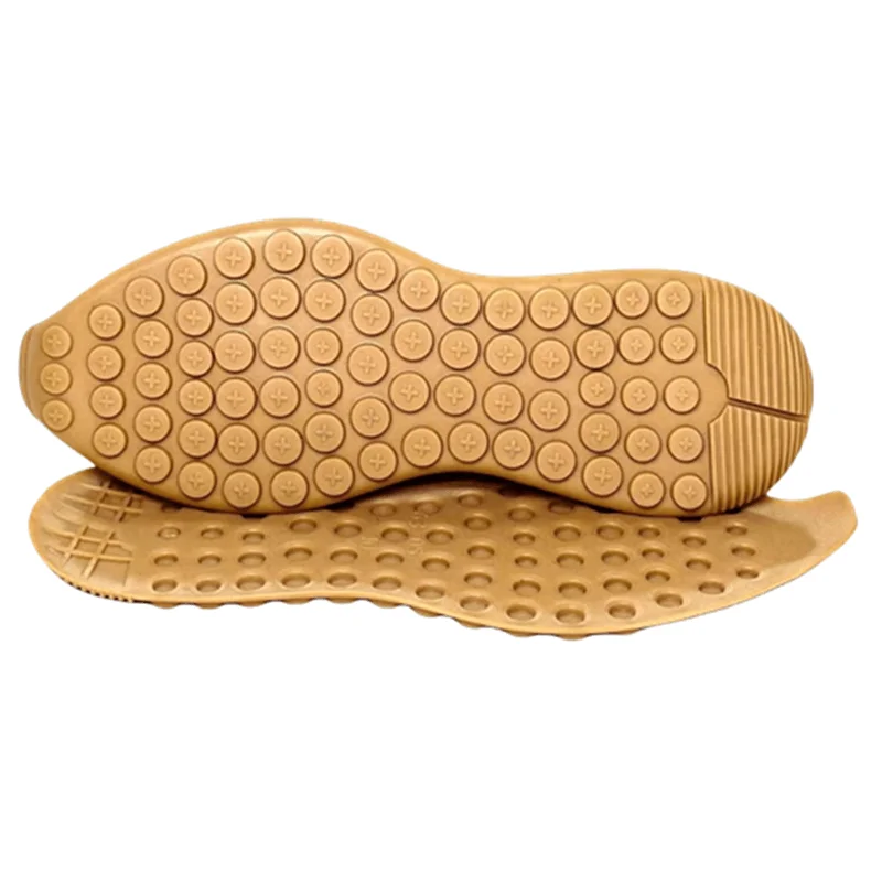 Thin soles with non-slip rubber sheet soles
