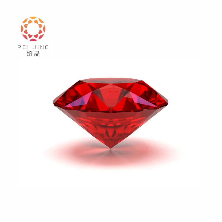 Genuine Ruby Gemstone Ruby Round Stone Gemstone Synthetic Ruby Stone Price Per Carat