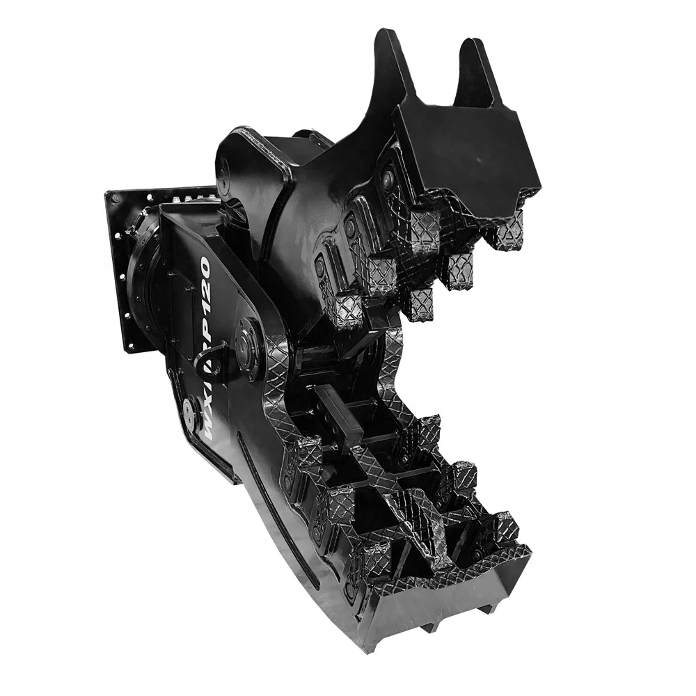 Weixiang Excavator Attachment Demolition Shear Concrete Crusher Hydraulic Rotating Pulverizer