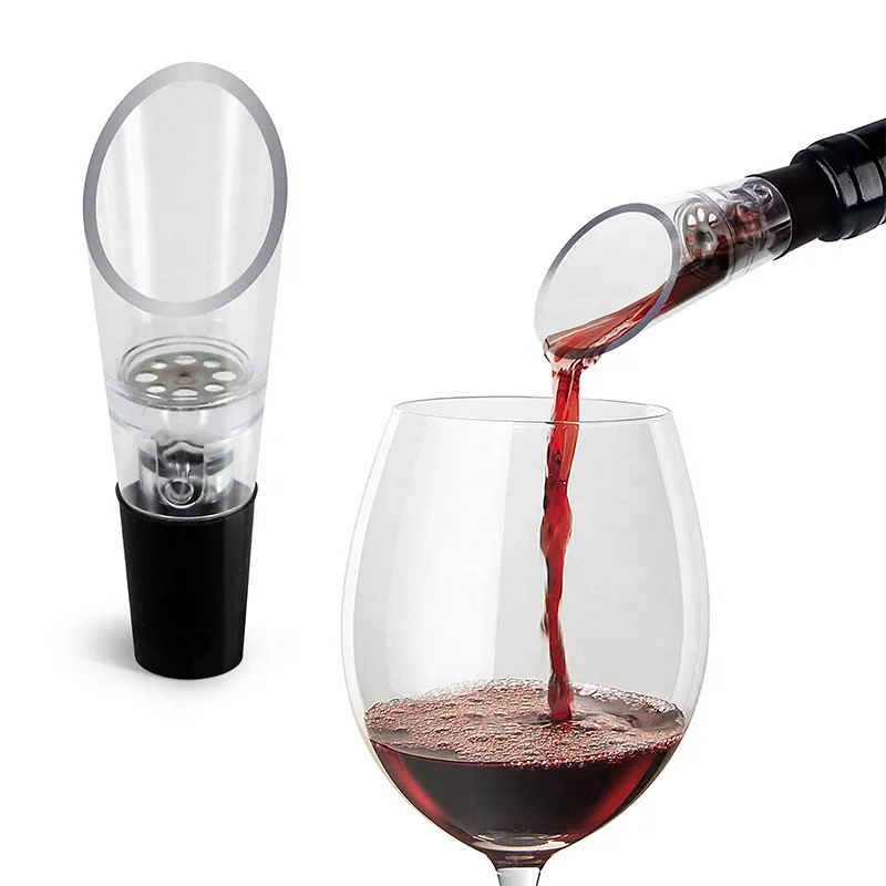 Wine Aerator Spout Pourer New Portable Wine Aerator Pourer for Most Wine Bottles