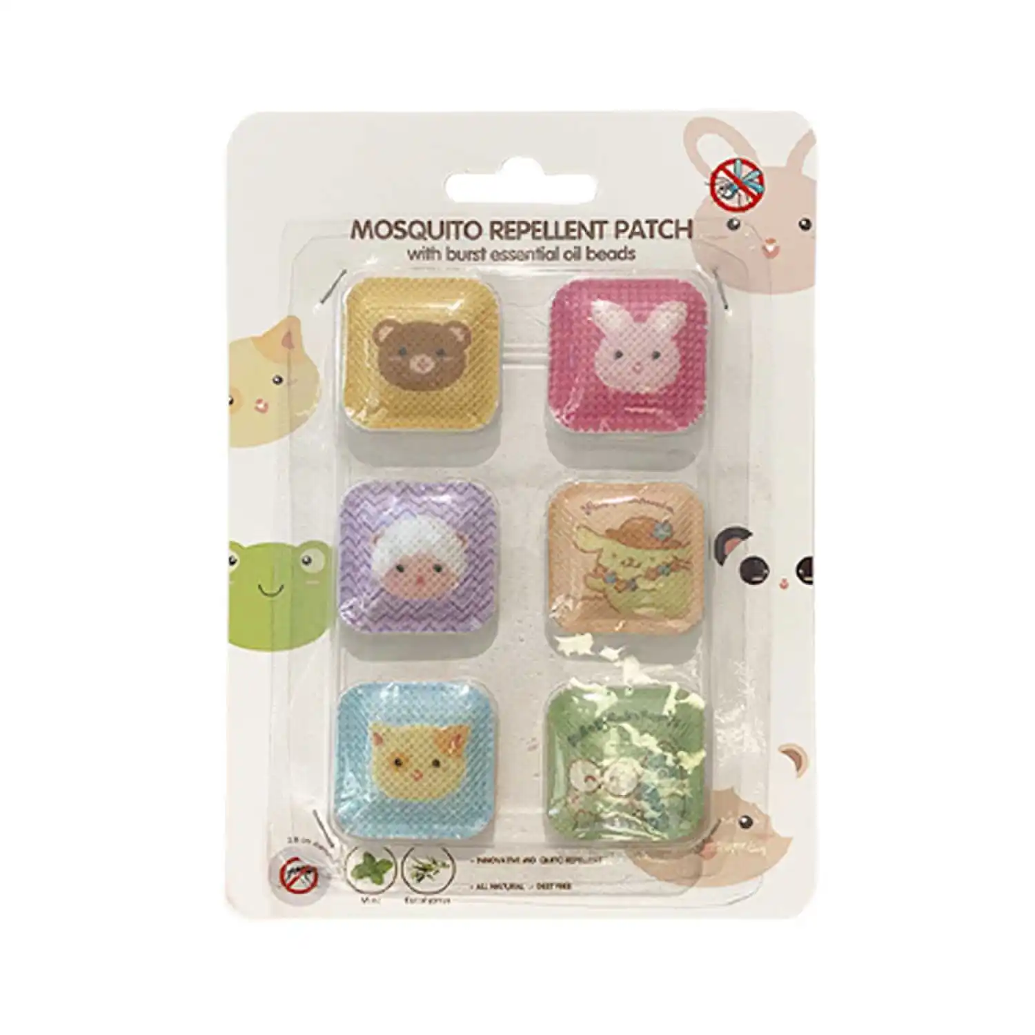 Dayoung New Custom Outdoor Anti Mosquito Stickers Kids Mosquito Repellent Patch With Burst Essential Oil Beads