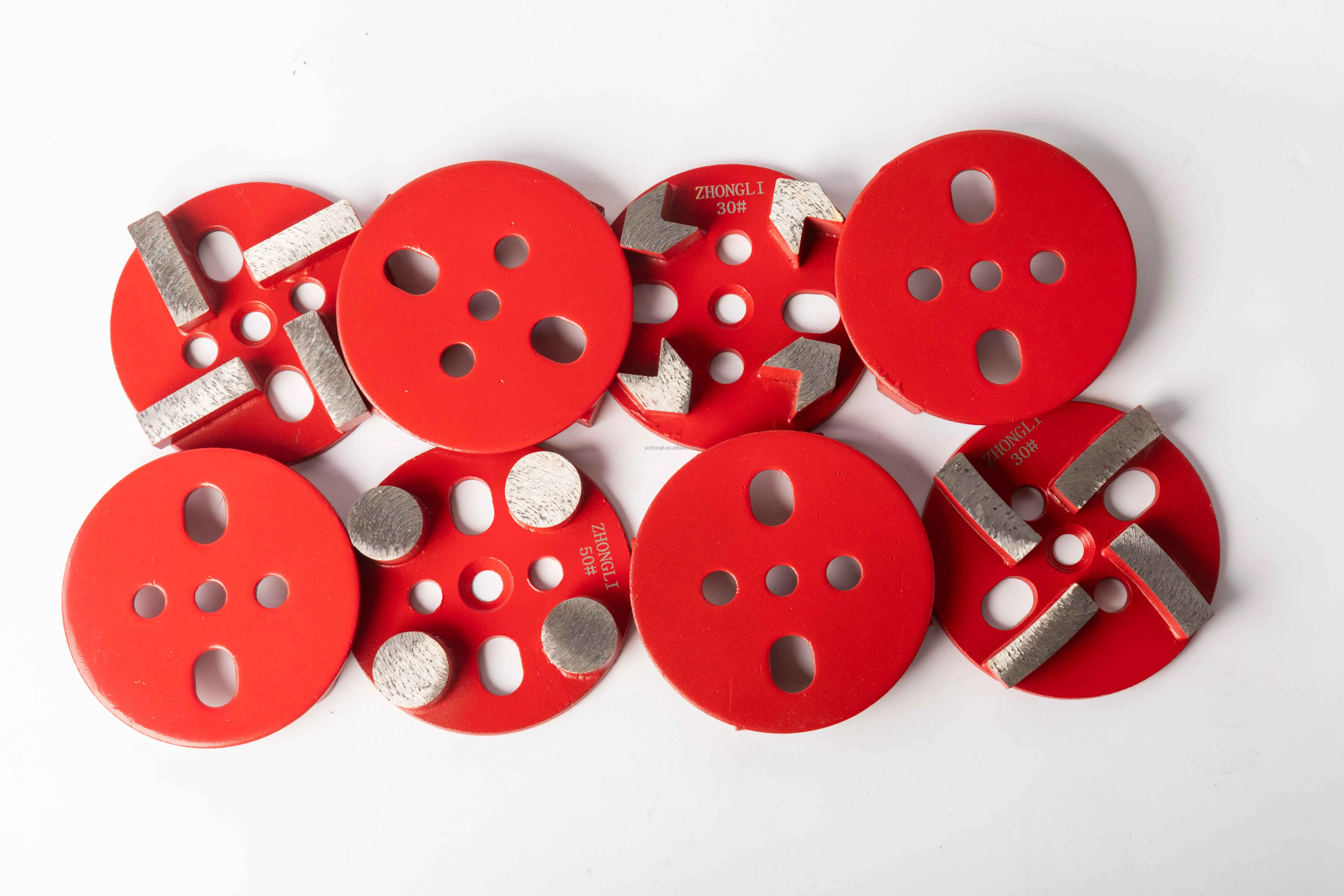 Diamond Grinding Block Arrow-shaped Segment Disc for Polishing Smooth Stone Concrete Floor Zhongli 4inch 100mm Tools