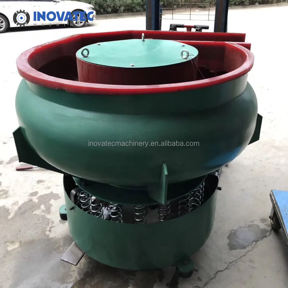 INV-350B Straight Channel Vibratory Finishing Machine for Stone Polishing vibratory polishing machine for metal 150 liter