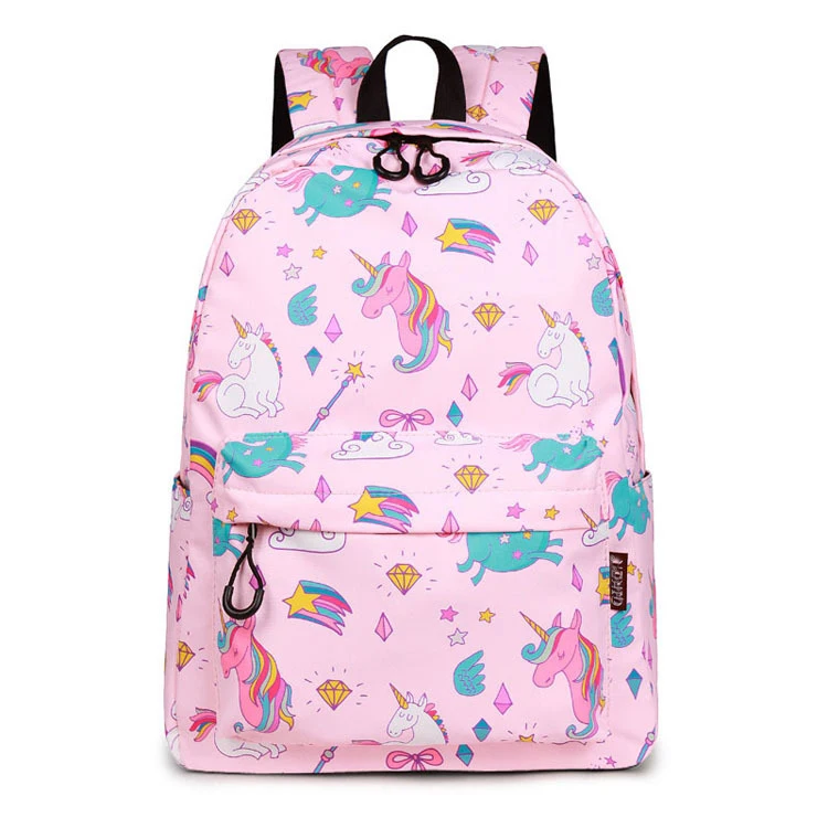 Unicorn Backpack blank Sublimation Ladies Leisure college Teen School Bag Printed Unicorn Backpacks