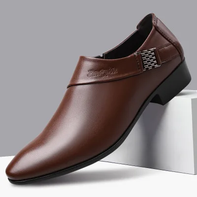 A010 Big size Mens Luxury Wedding Shoes Leather Elegant Business Mens Dress leader Shoes for Men 2021