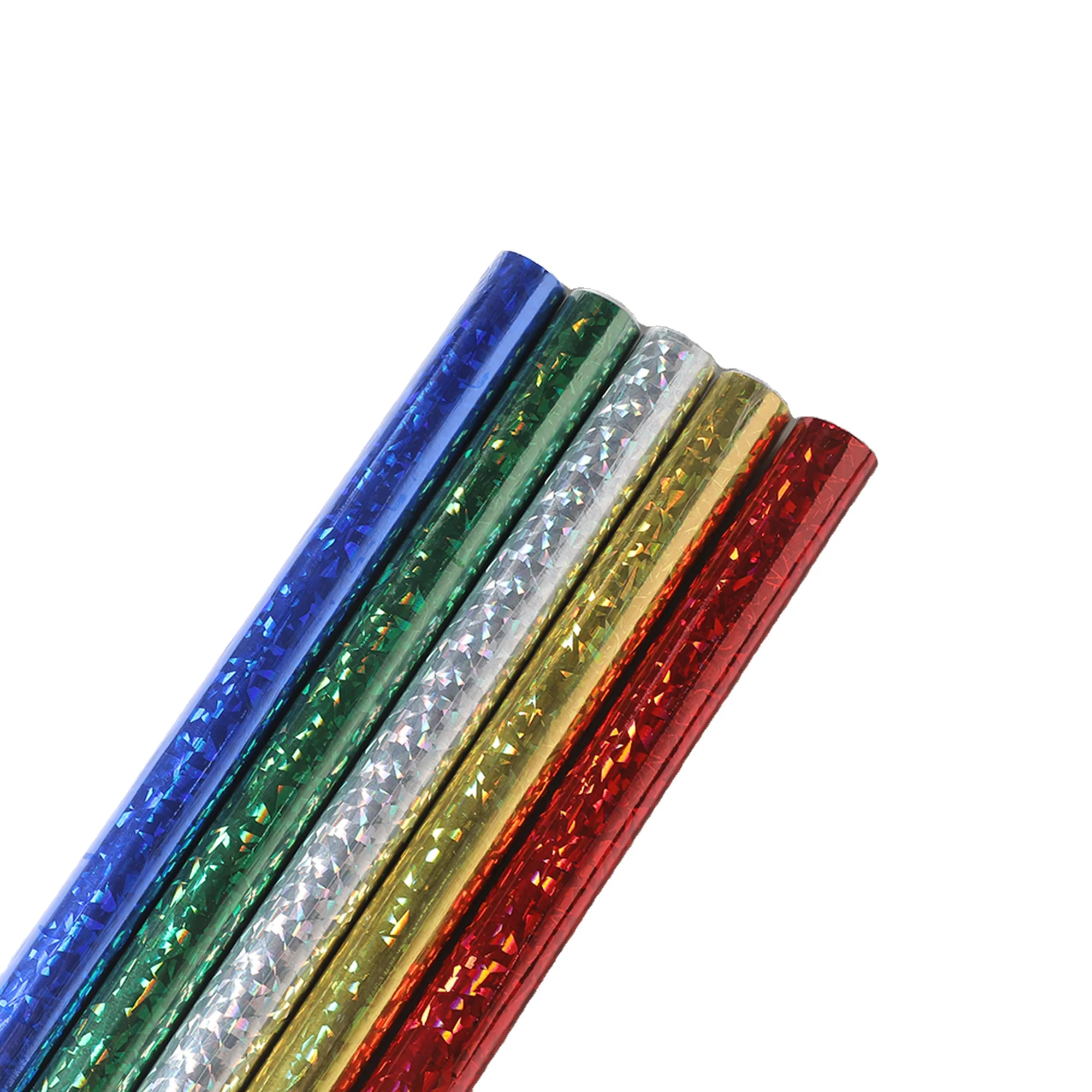 Luxury Fancy Design  Laser film Manufacturers supply Gift Wrapping Paper for Christmas upmarket