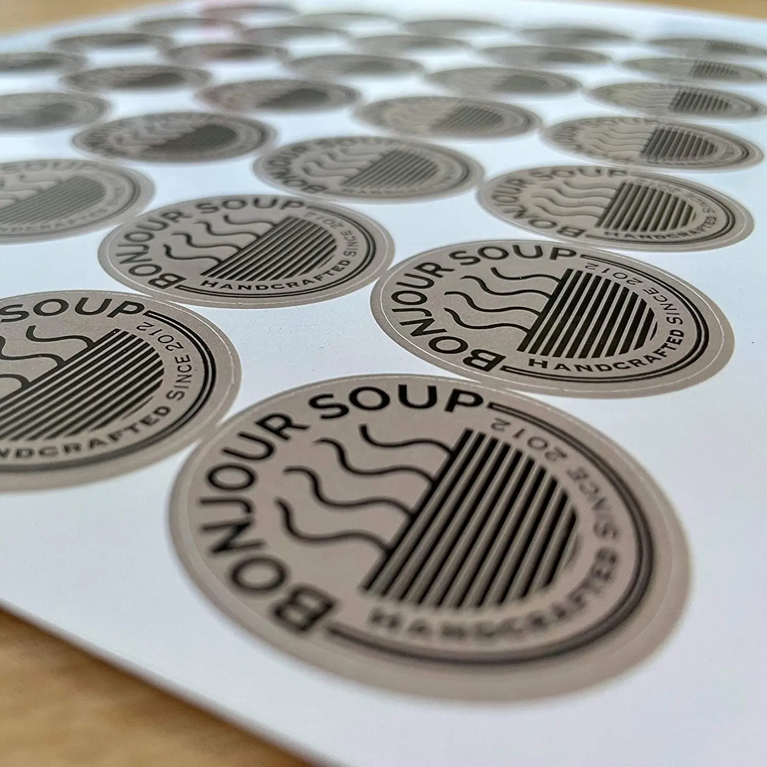 Hot Sell Personalised Round Stickers For Business Logo, Brand, Image Or Text