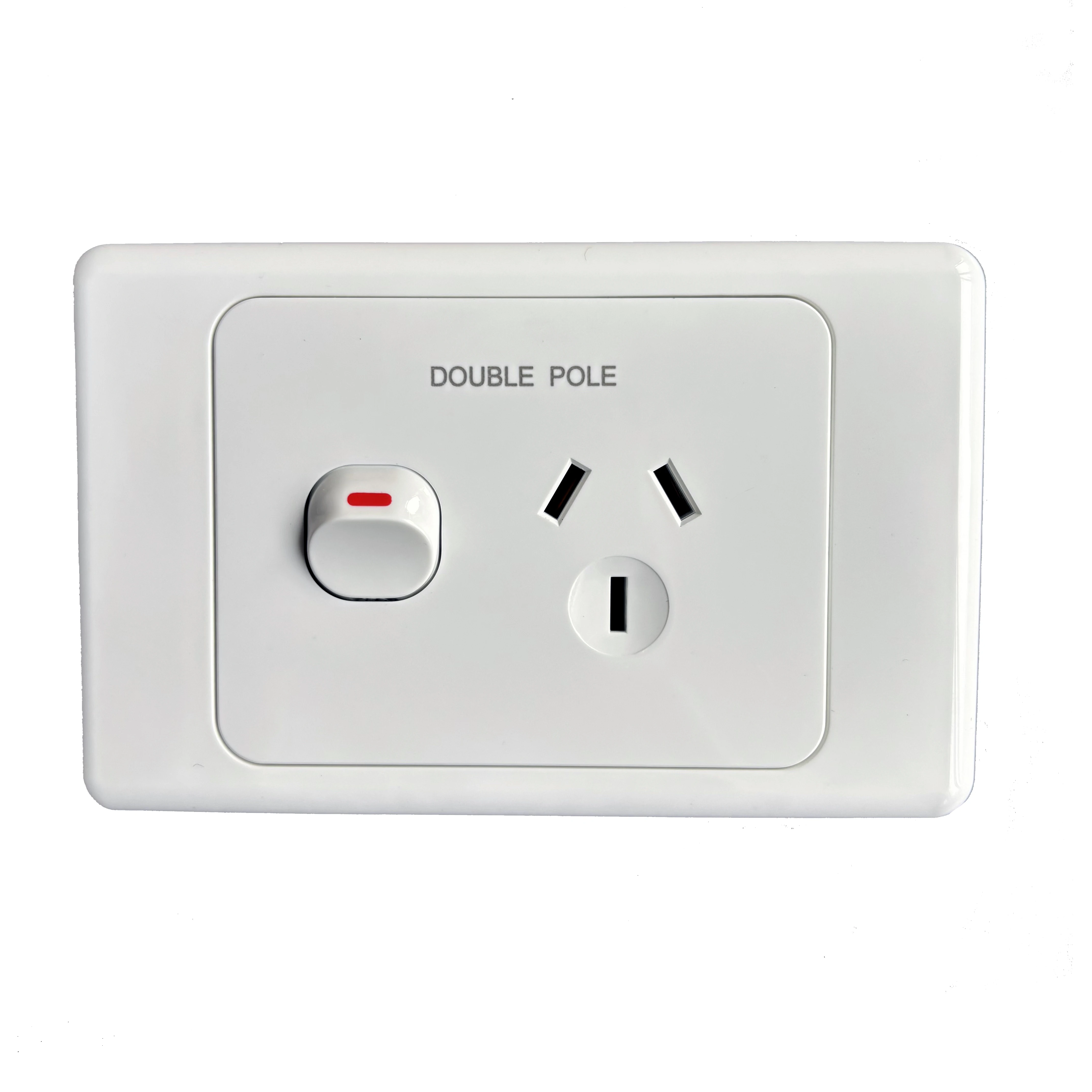 AS317 AS318 DS318 Australian Style Double pole Power Sockets Australia Saa Certified 10a Socket Wall Switch 15A
