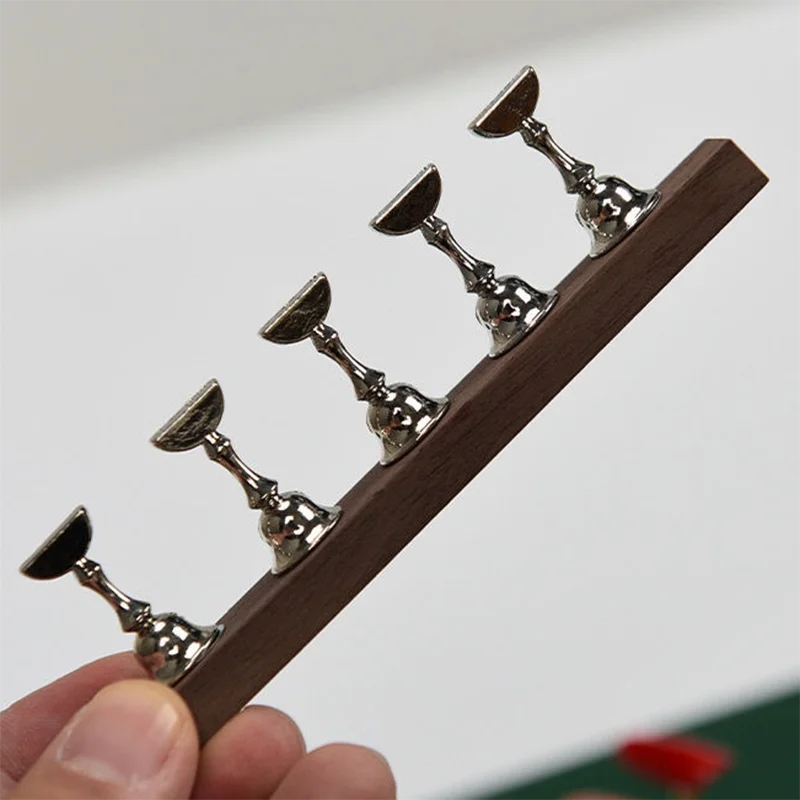 Gold Sliver Nail Art Showing Shelf Nail Practice Base False Nail Tip Display Holder Manicure Stand