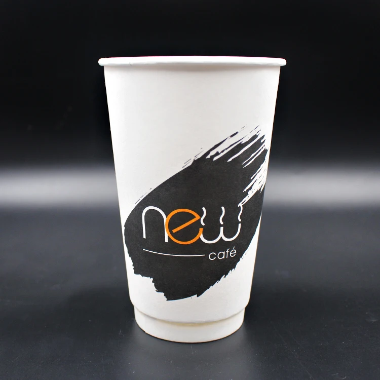 Wholesale Design 12oz 16oz 22oz Disposable Heat Proof Beverage Paper Cup