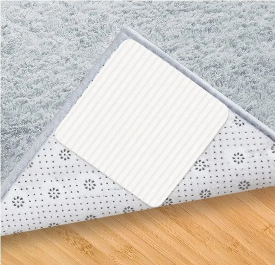 BG Non-Slip Grippers Reusable Washable Vacuum Adsorption Anti Curl Rug Tape