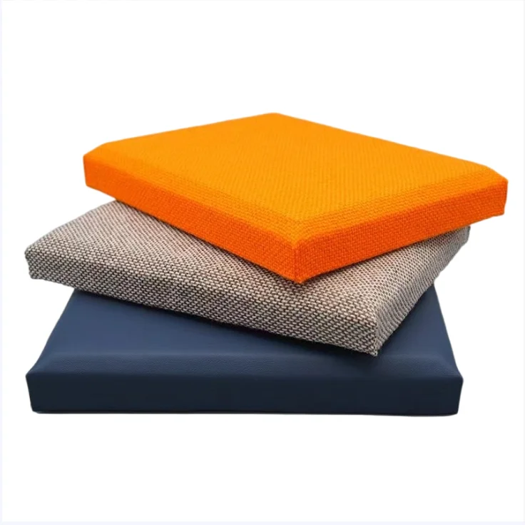 Qinsound Fabric Walling Sound Absorbing Panels 3D Clothing Fiberglass Acoustic Panel for Hotel KTV Studio