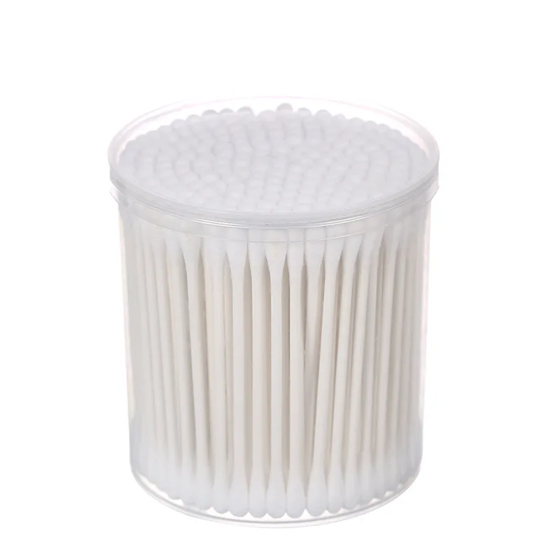 Durable Bamboo Swab Swabs Wooden Handle Tips Bud Q-Tip Double Head Ear Cleaning Cotton Buds