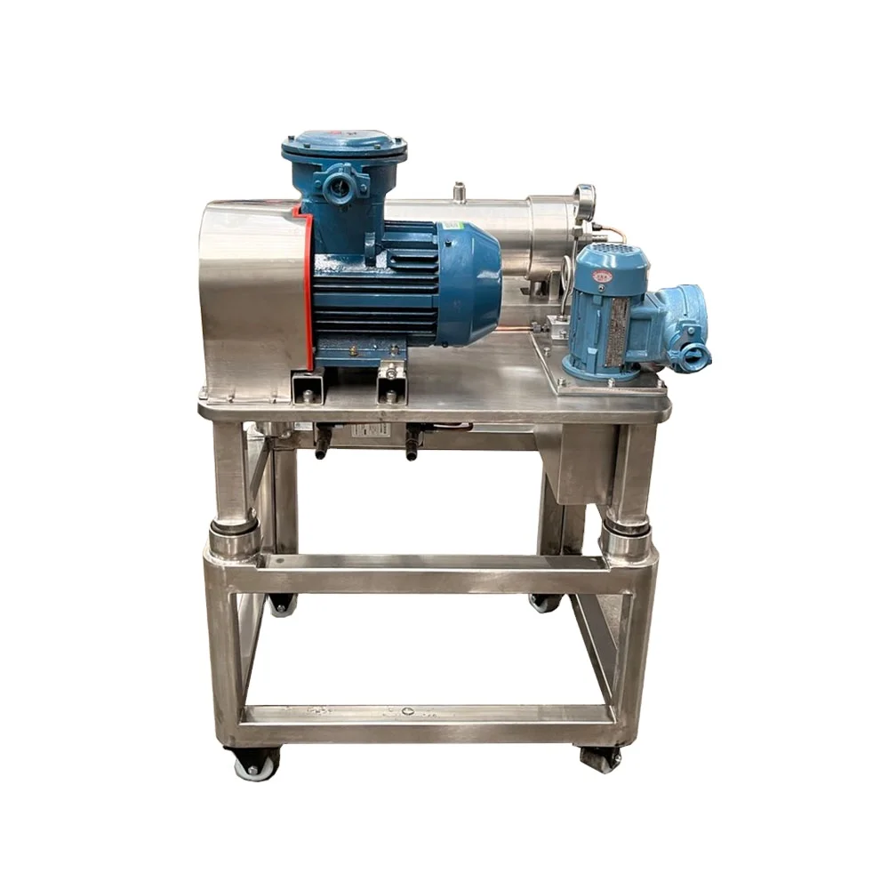High Speed 2-Phase machine laboratory Decanter centrifuge for Processing Food Residues Centrifuge