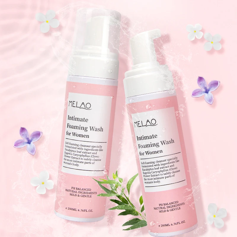 Private label Organic PH Balanced vaginal Hygiene Yoni Wash Female Vagina Foam Wash for Women