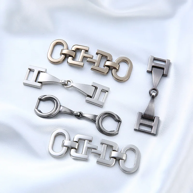 High Quality Metal Clip On Shoe Buckles Custom Women Shoe Chain Decoration Accessories