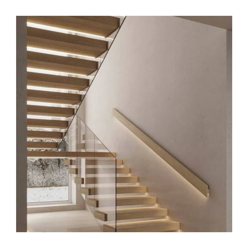CBMmart wood railing glass tread mechanical stair scooter climbing  cargo lift elevator for mezzanine playhouse balustrade black
