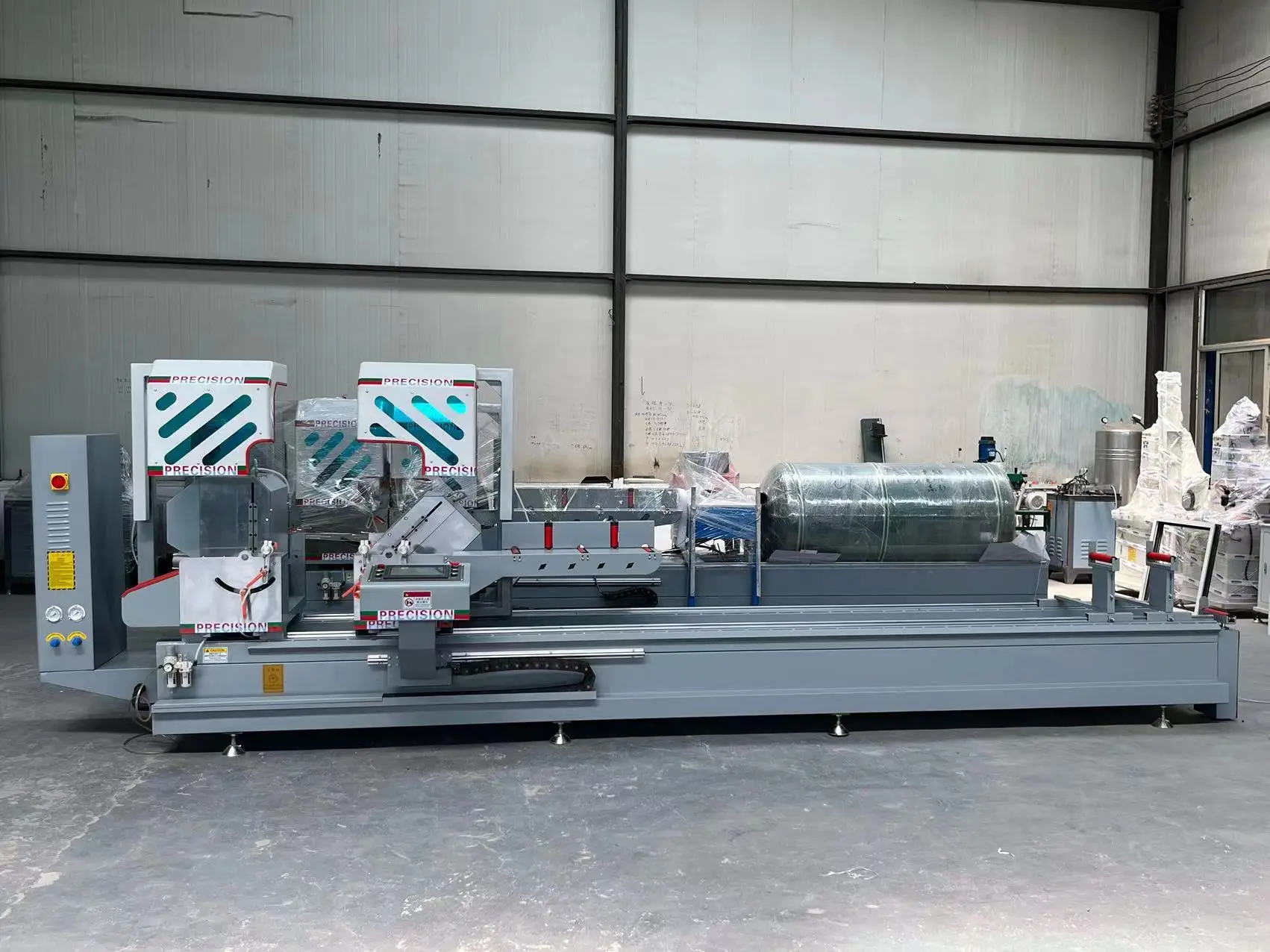 600mm Double-Ended Heavy Duty Precision CNC Miter Saw Machine New Condition with Engine and PLC for UPVC Door & Window Making