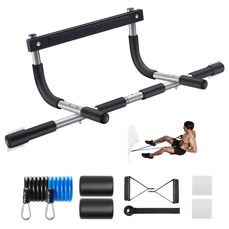 Door Frame Fitness Exercise Upper Body Horizontal Bar Gym Workout Doorway  Pull-Up Bar