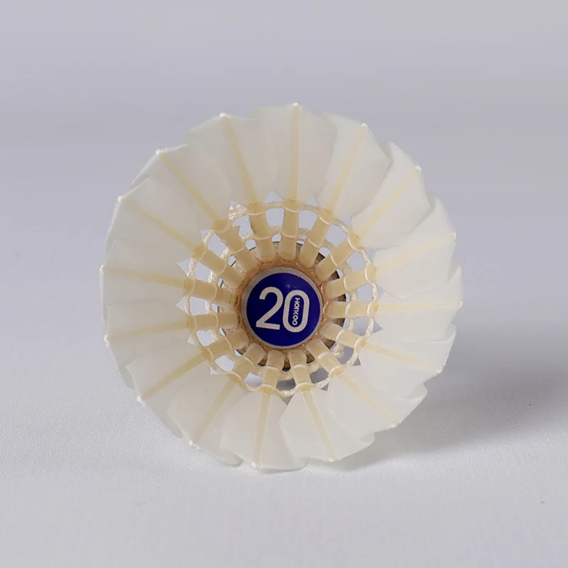 Sale Aeroplane  Manufacturer China Duck Feather Raw Material Badminton Training Barrel Shuttlecock