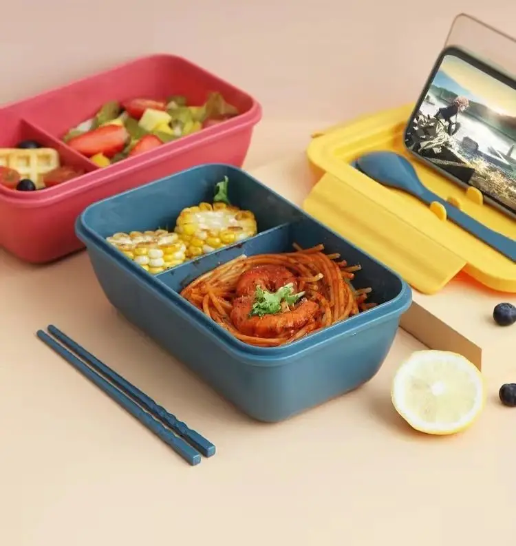 Cute Lunch Box For Kids Compartments Portable Bento Lunch box Children Kid School Outdoor Camping Picnic Food Container