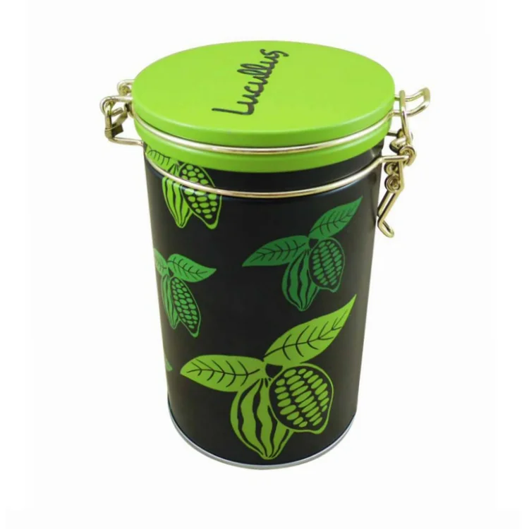 Customize print wholesales sales coffee packaging boxes  gift tin tea cans