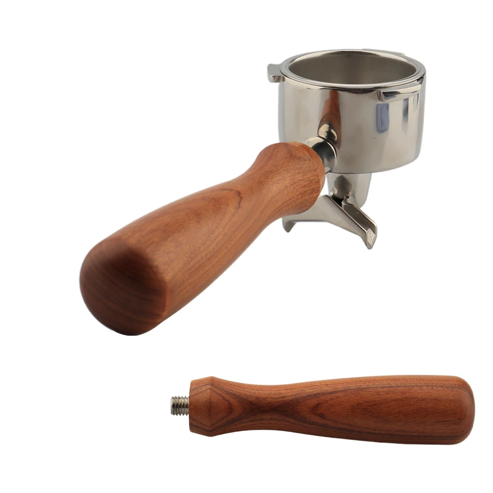 Rosewood Coffee Portafilter 51mm Stainless steel Double Spout Portafilter 51mm Coffee Accessories