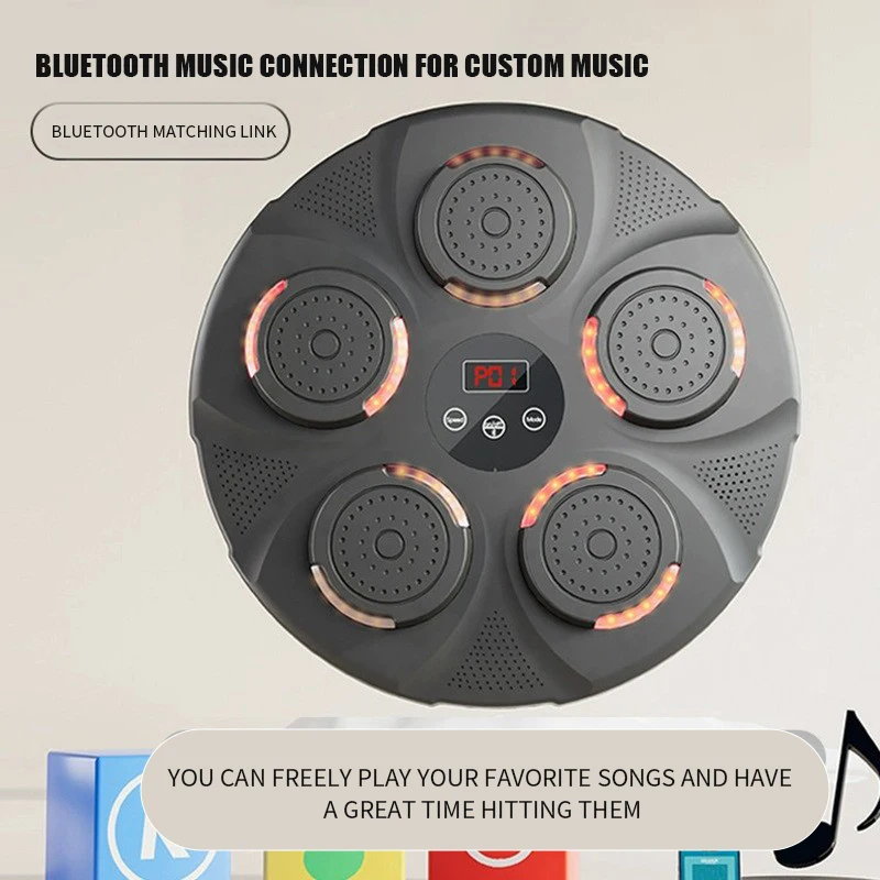 Factory Wholesale Home Wall Mounted Smart Electronic Game Training Punch Music Boxing Machine