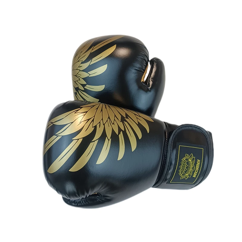 Custom logo kids 16oz lace up professional winning boxing gloves