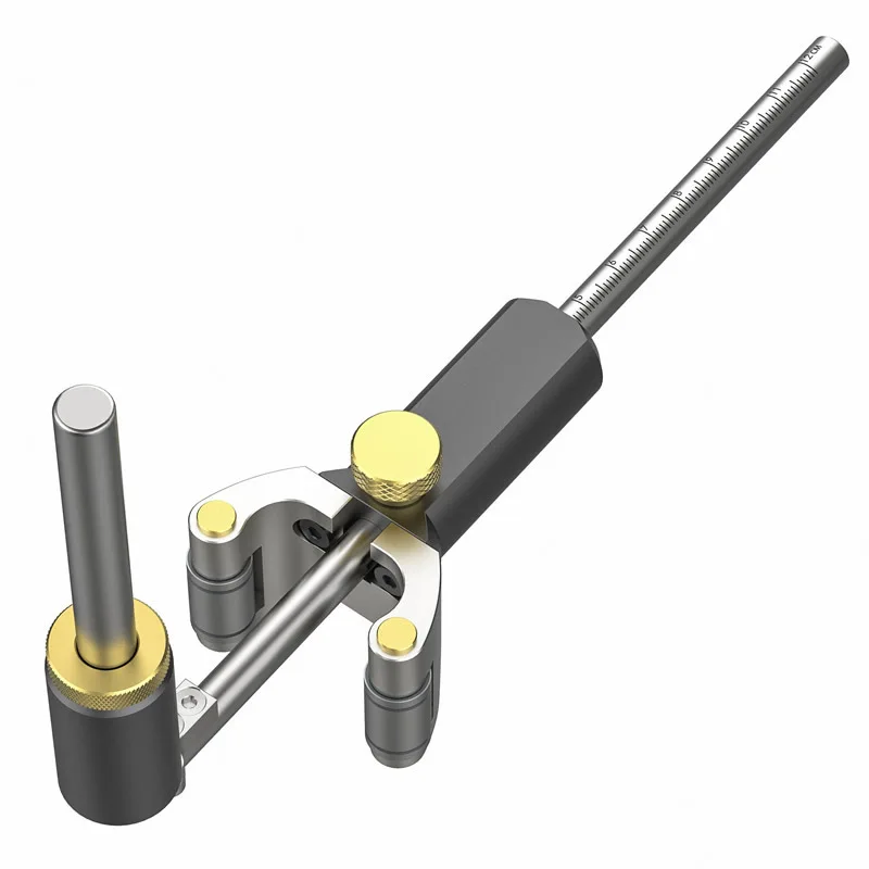 2 in 1 scriber arc parallel line adjustable  hand-held multifunctional line drawing jig woodworking tools