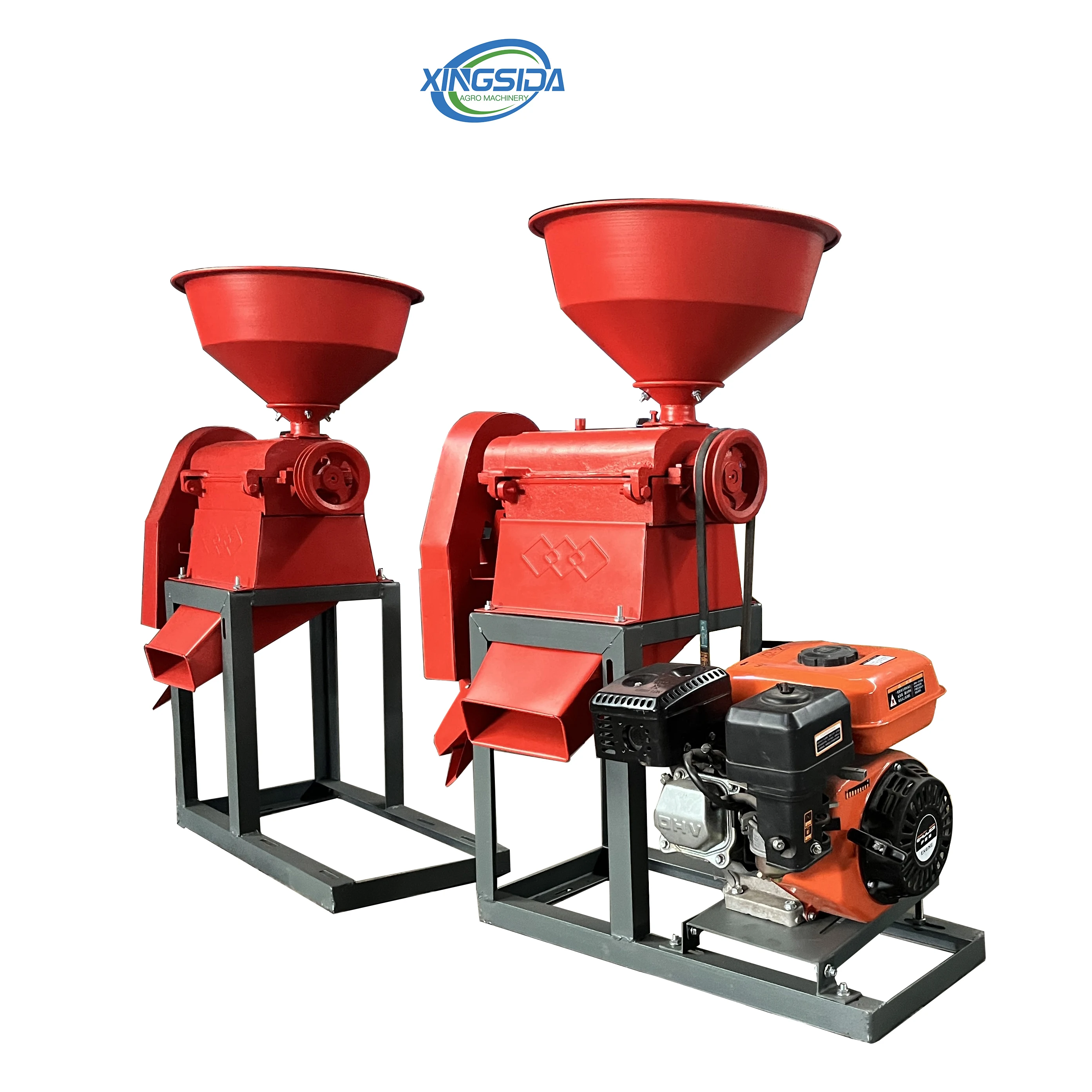 Factory wholesale 6N80 rice machinery equipment mini rice huller machine gasoline engine price