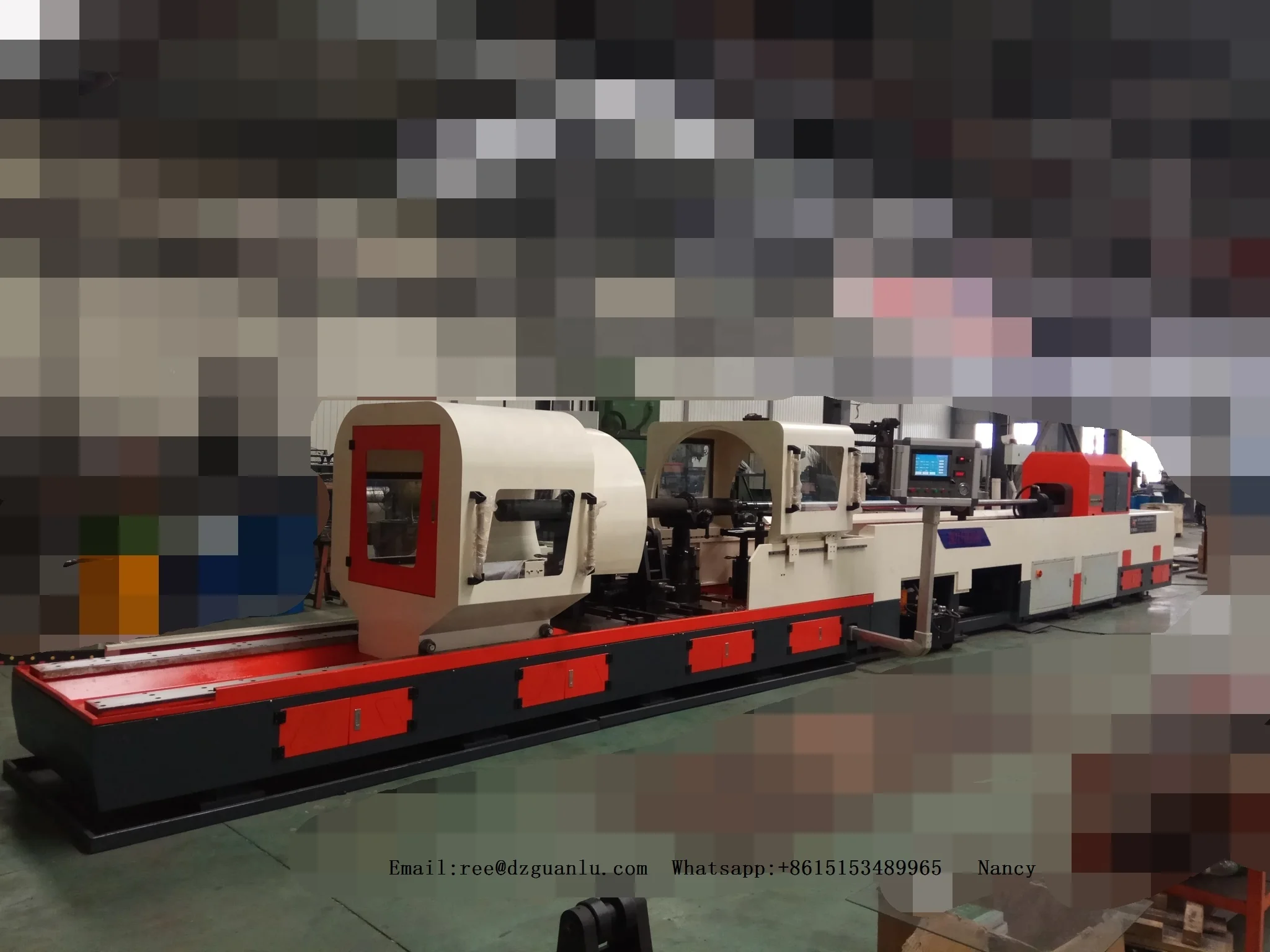 Hydraulic deep hole honing machine for mirror surface 2M2125