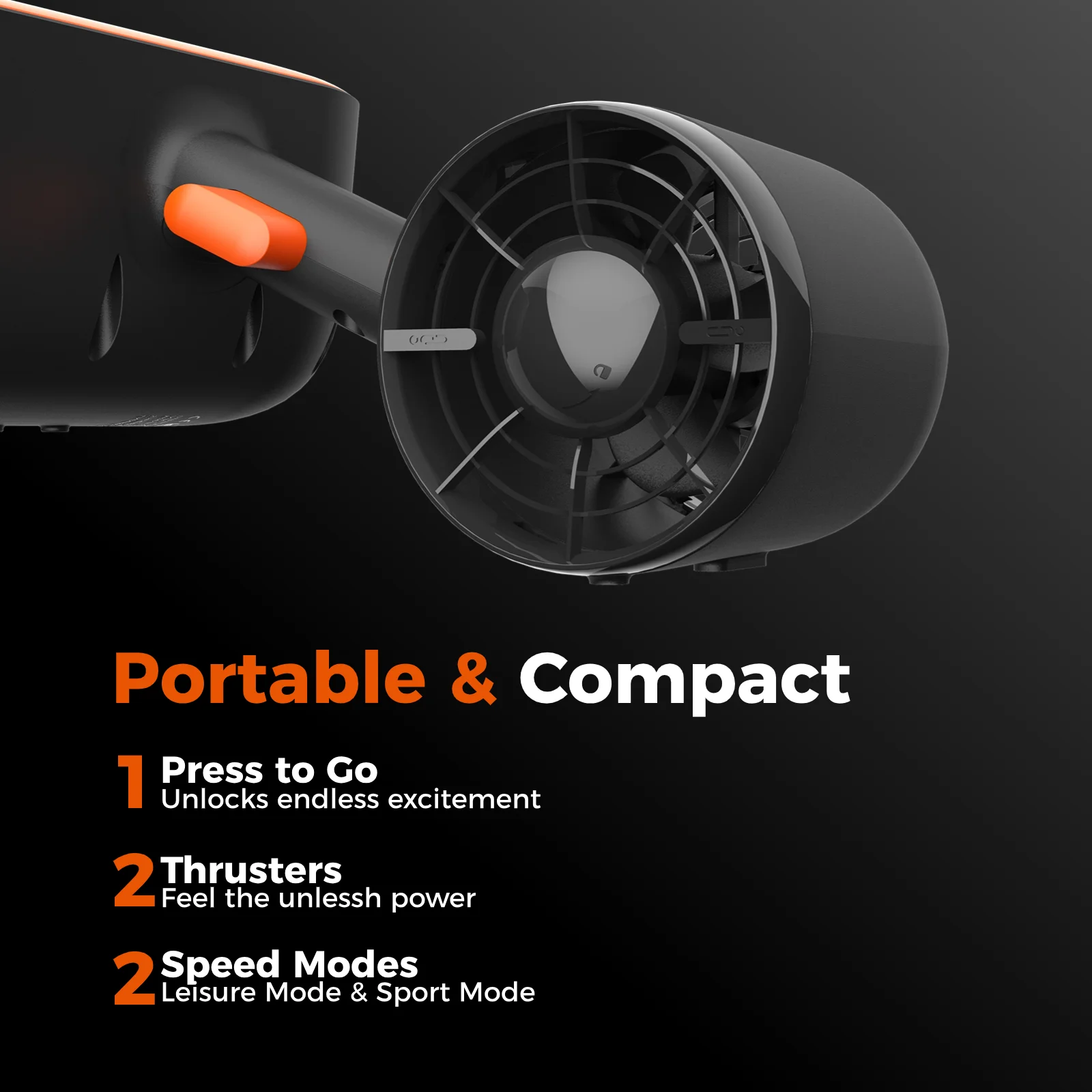 Geneinno S2  45 Mins Dual Motor New Electric Seascooter Under Water Scuba Seadoo Snorkel Buceo Submarine Diving