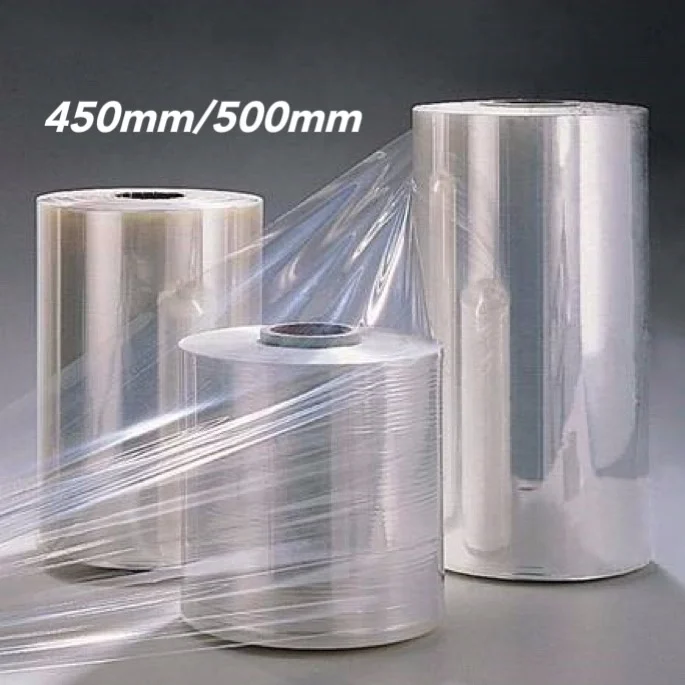 20mic 500mm LLDPE Jumbo roll ClearJumbo roll stretch film ldpe film roll