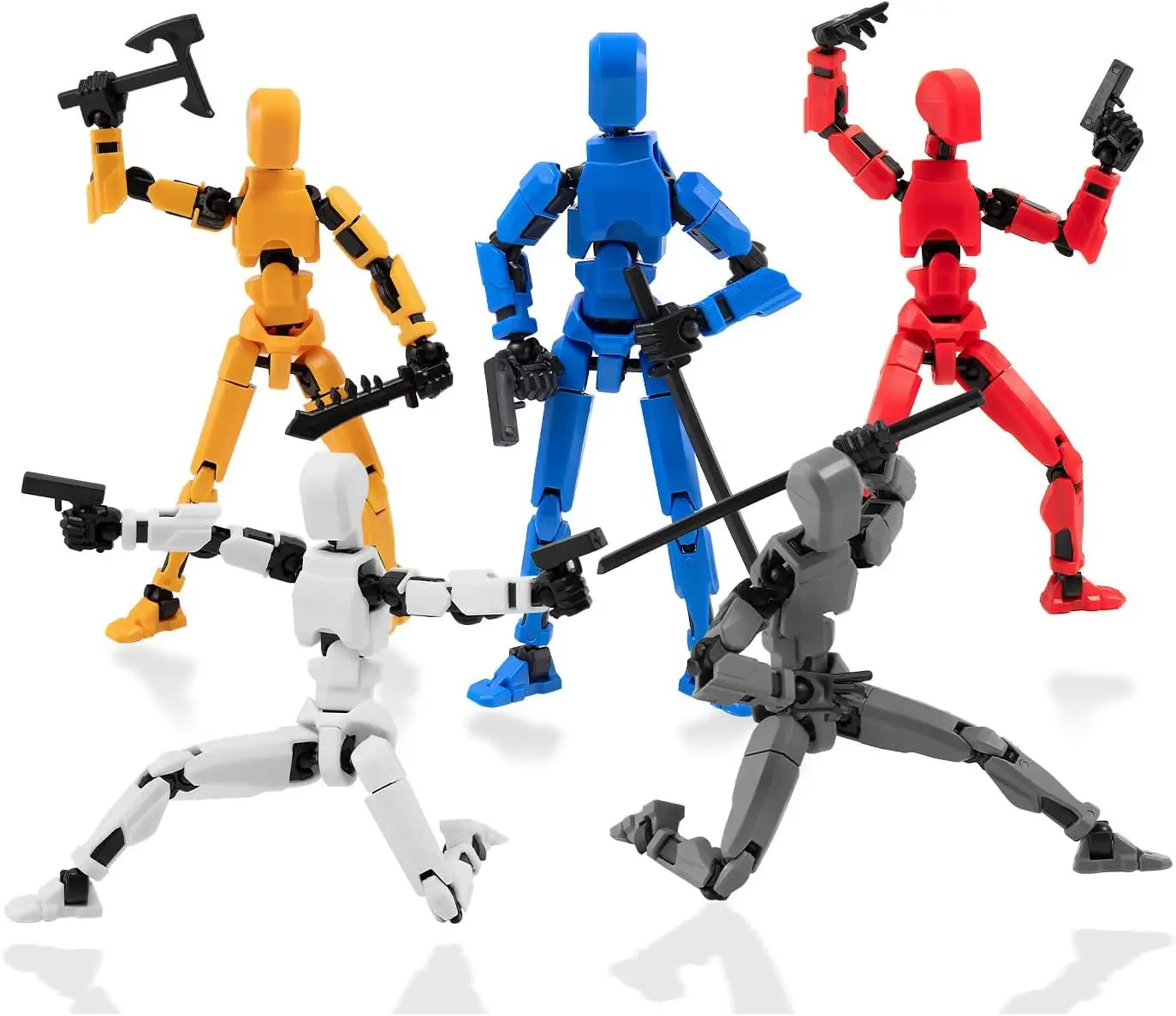 Lucky 13 Action Figures with Box T13 Figure 3D Printed Multi-Jointed Movable Nova 13 Action Figure Dummy