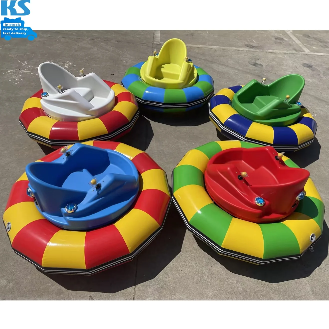 Adult UFO Kids Electric Bumper Cars 3-15 Years Old DC12V Electric Kids Ride On Inflatable Bumper Car 360 Degree Spin W/Lights