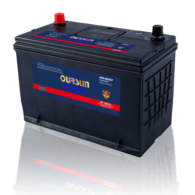 Бессвинцово-кислотный аккумулятор N80, автомобильный аккумулятор 95D31 12 В 80ah, автомобильные аккумуляторы, оптовая продажа