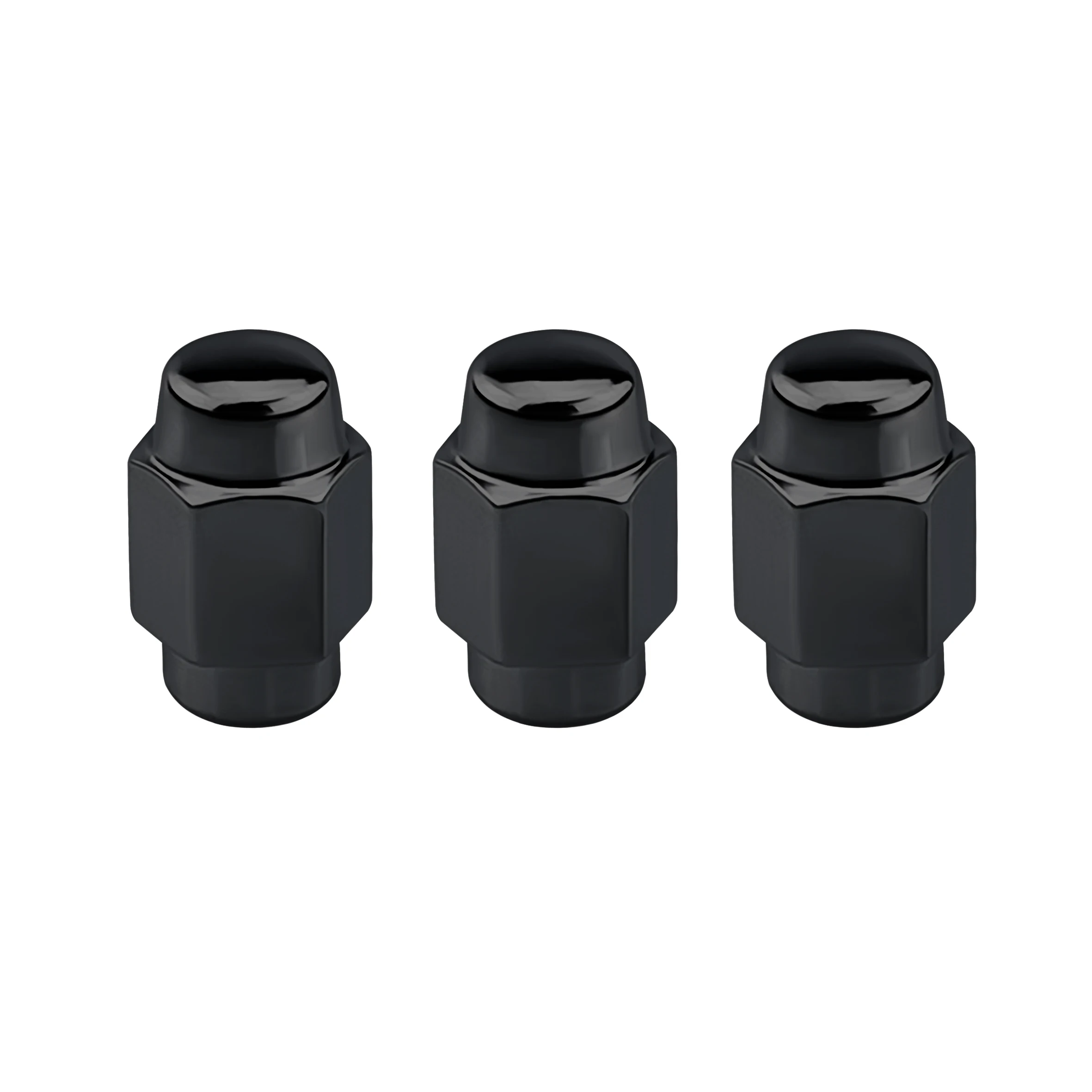 YJY PTD01 HEX21 BLACK 37MM M14x1.50  Closed pattern wheel nut