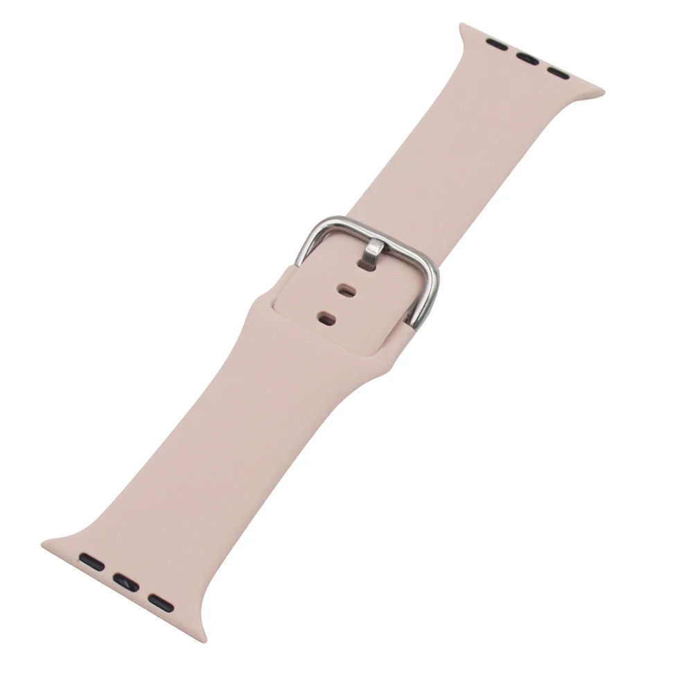 Silicone Strap For Apple Watch band 41 45 44 42 40 38 watchband bracelet Watch band for watch 7 6 SE 5 4 3 2 se 1