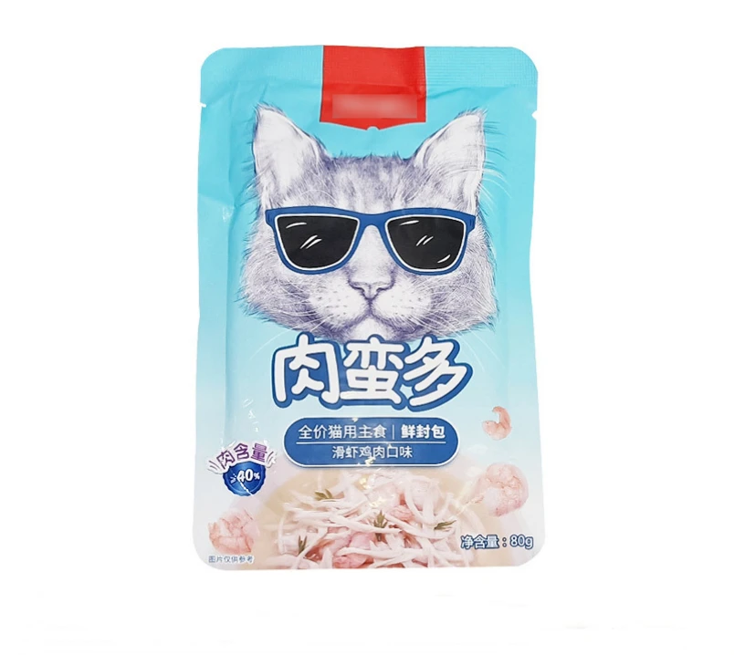 Wanpy Cat Meat Manduo Fresh Package Dog Meat Manduo Fresh Package 80g Wet Grain Cat Salmon Flavor Chicken Flavor Nutrition