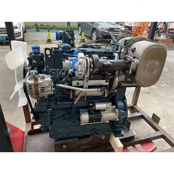 Оригинальный Новый 4-цилиндровый дизельный двигатель Kubota V3800-CR-T с водяным охлаждением полный экскаватора
