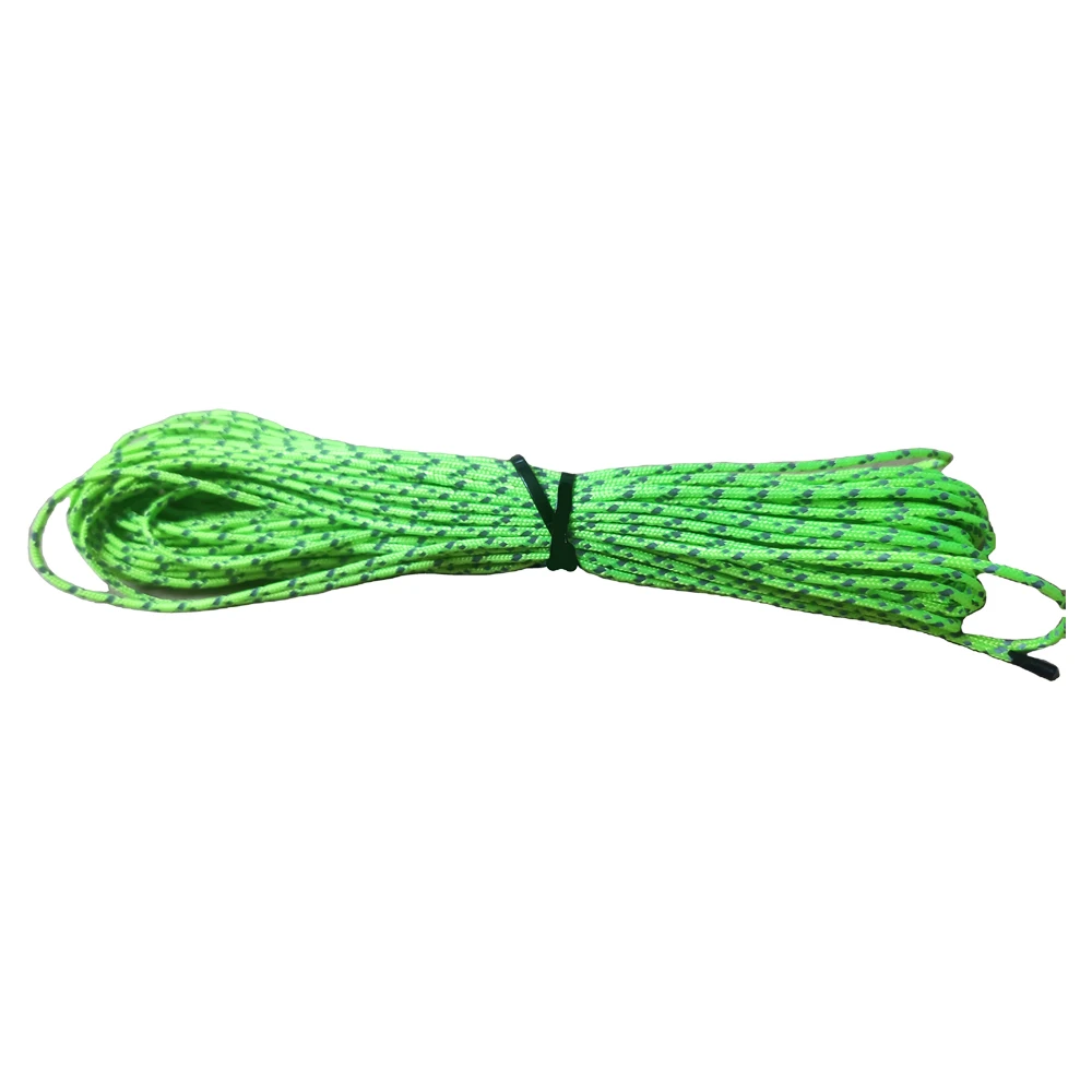 JINLI 2mm/2.5mm/3mm Night Visible Tent Wind Guy Ropes Reflective Para cord