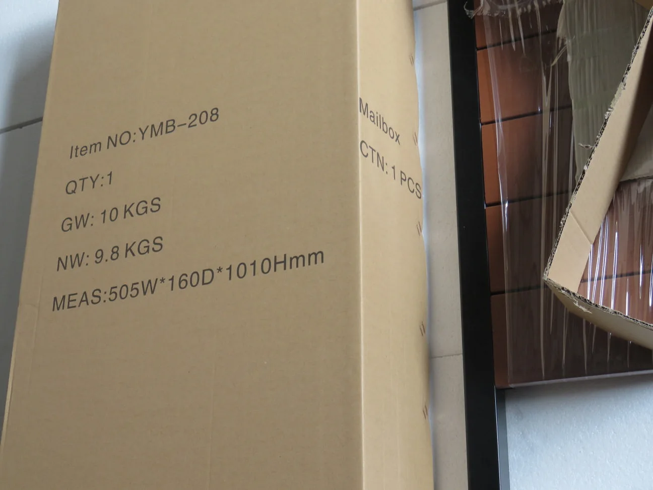 Австралийский рынок, деревянный почтовый ящик из нержавеющей стали с шестом