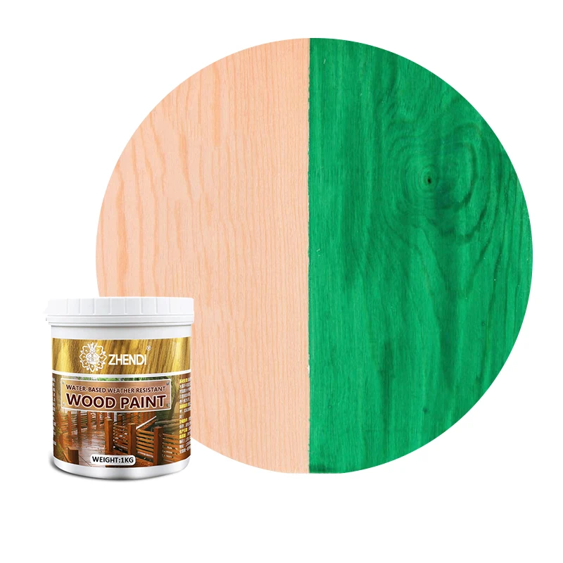 Hot Sale Waterborne Anticorrosion Water-based Weather Resistant Wood Paint Solid Wood Renovation